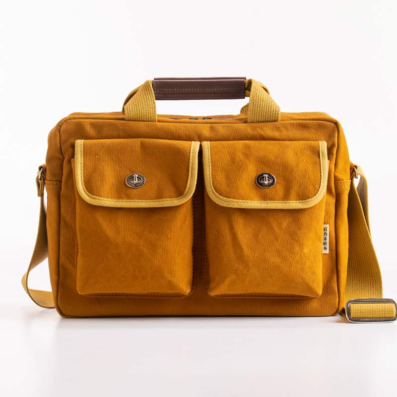 ひねり金具付き2ポケットショルダー