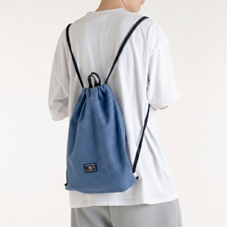 コットンメッシュナップザック