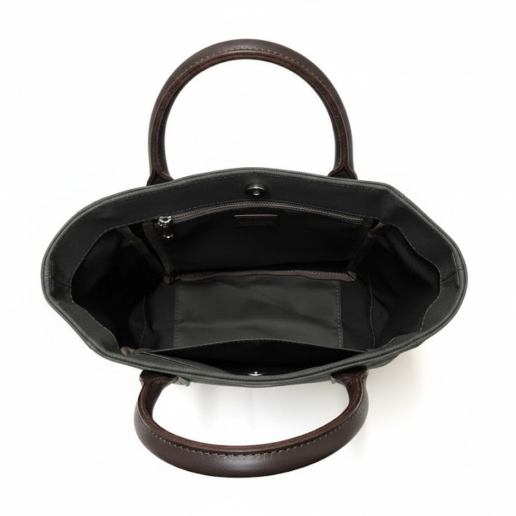 革持ち手小トートバッグ