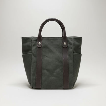 革持ち手小トートバッグ