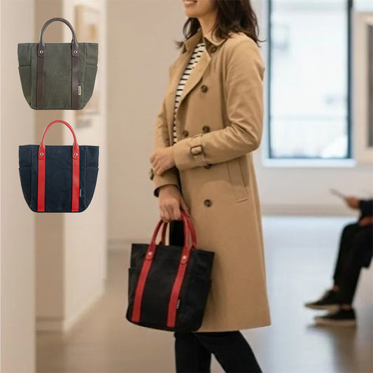 革持ち手小トートバッグ