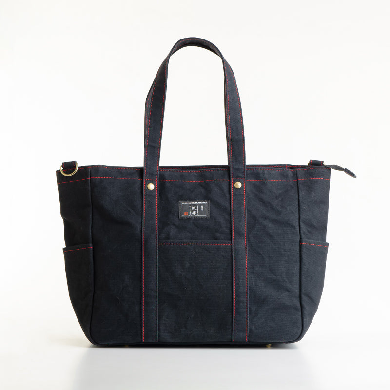 ファスナー付きステッチトートS – 日乃本帆布