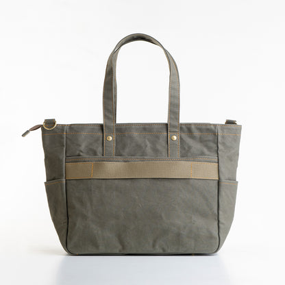 ファスナー付きステッチトートM