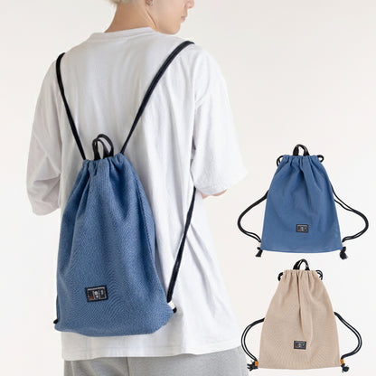 コットンメッシュナップザック