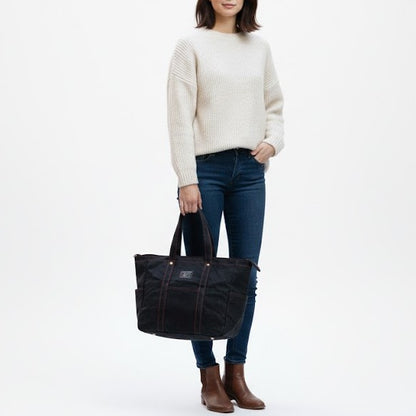 ファスナー付きステッチトートM